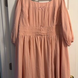 Ivy City Co Do-Re-Mi Blush Dress
